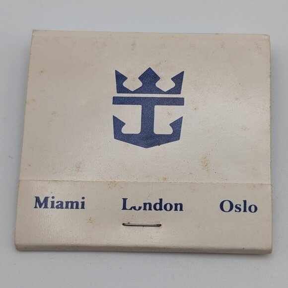 Vintage Royal Caribbean Cruise Line Matchbook Vintage Matchbook - Picture 1 of 4